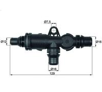 Termostato, liquido di raffreddamento MAHLE TO 4 82 per BMW X5 (E53) 3 2000-2006