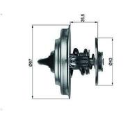 Termostato, liquido di raffreddamento MAHLE TX 18 83D per LP 3.78 1963-1984