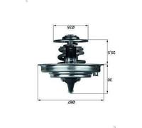 Termostato, liquido di raffreddamento MAHLE TX 30 92D per A4 B6 (8E2) 2.4 2001-