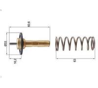 Termostato, liquido di raffreddamento MAHLE TX 311 90D per C30 (533) 2 2010-2012