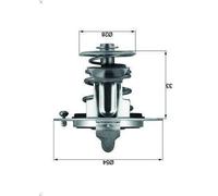 Termostato, liquido di raffreddamento MAHLE TX 72 82 per MONTEGO 2 1988-1995