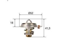 Termostato, liquido di raffreddamento MAHLE TX 85 82 per BALENO (EG) 1.8 1996-