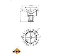 NRF Termostato, Refrigerante 725014