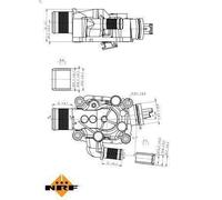 Termostato, liquido di raffreddamento NRF 725081 CITROEN C2 (JM_) 1.4 2005-2009