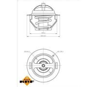 Termostato, refrigerante NRF 725181