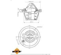 Termostato, liquido di raffreddamento EASY FIT NRF 725182