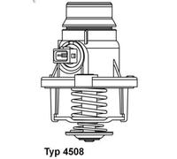 Termostato, liquido di raffreddamento WAHLER 4508.101D per 5 (E60) 3 2006-2009