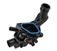 Termostato Liquido Raffreddamento Compatibile Con Citroen Per C4 I 2004 2005 2006 2007 2008 2009 2010 2011 Auto Motore Termostato Housing Assembly 11537534521(Black)