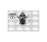 Termostato Liquido Refrigerante SASIC Per VW Caddy II III EOS FOX Golf IV Plus