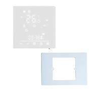 Termostato Matter WiFi, Cronotermostato Per Riscaldamento Pavimento Elettrico 230V 16A, Adattatore Scatola Placca Da 503 A 502 Incluso, APP Tuya/Smart Life