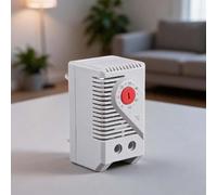 Termostato Meccanico 0-60°C per Elettrico, Regolatore Temperatura con per montaggio DIN35, per interruttore per termico per Riscaldamento e Ventilazione Industriale(KTO011)