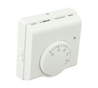Termostato Meccanico Riscaldamento 220V Controllo Temperatura Ambiente 10-30°C Montaggio Parete per Caldaia