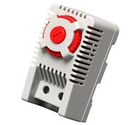 Termostato montato guida DIN facile installazione Capacità contatto elevata AC250V regolabile da 0-60 ℃ per regolatore termico controllo della temperatura ' armadio