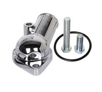 Termostato Motore Per Chevy V 350 454 SBC BBC | Alloggiamento Termostato Collo acqua Lega Alluminio Cromato Da 15° Piccolo E Grande Blocco