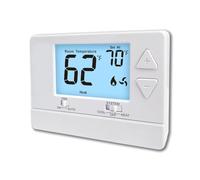 Termostato non programmabile per la casa, sistemi monostadio, termostato digitale a risparmio energetico, 1 riscaldamento/1 raffreddamento, facile installazione fai-da-te, retroilluminazione bianca