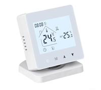 Termostato non programmabile per riscaldamento a pavimento RF433 Caldaia a parete, controllo wireless fino a 100 metri, temperatura regolabile 5-95 ° C con precisione 0,5 ° C, modalità manuale