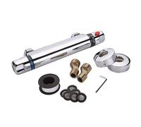 Termostato per doccia, accessori per doccia, miscelatore termostatico, cromato