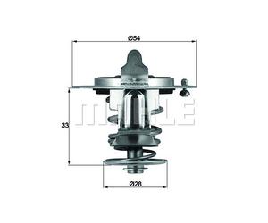 TERMOSTATO PER HYUNDAI SONATA NISSAN TERRANO - BEHR TX7282 OE 2120005D10