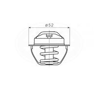 Termostato per Infiniti FX Nissan Juke Micra IV Pathfinder II Qashqai +2 I