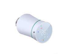 Termostato per radiatore wireless intelligente, con programma di riscaldamento regolabile, compatibile con l'app Tuya e per Zigbee per Gateway, lunga durata della batteria