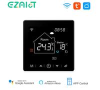 Termostato per riscaldamento a pavimento Tuya WiFi regolatore di temperatura programmabile per caldaia a Gas calda elettrica Smart Life funziona con Alexa 3A Boiler White
