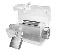 Termostato per termosifone, copertura protettiva con serratura Upgrade, sensori termostatici, scatola di protezione universale intelligente, più spazio, clip aggiuntive, per AVM FRITZ, Honeywell Home