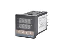 Termostato PID serie REX, ingresso universale K/J/PT100, doppia uscita relè e SSR, termostati digitali AC110-240V, 72×72 mm(REX-C100 J SSR)