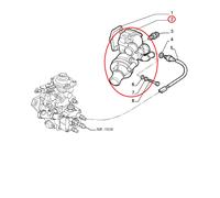 TERMOSTATO POMPA ACQUA FIAT PUNTO DIESEL ORIGINALE 7741883