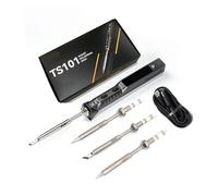 Termostato Programmabile Portatile For Saldatore 65W Aggiornamento Elettrico For Saldatore TS100 Con Kit Punte Il Miglior Regalo(Plan 3)