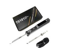 Termostato Programmabile Portatile For Saldatore 65W Aggiornamento Elettrico For Saldatore TS100 Con Kit Punte Il Miglior Regalo(Plan 1)