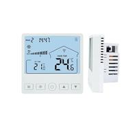 Termostato Programmabile - Regolatore Ambiente Domestico,Termostato a tre velocità ad alta efficienza energetica con display LCD per camera ufficio garage seminterrato