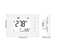 Termostato Programmabile Wi-Fi da 16A con Touch Screen, 1308340mm