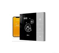 Termostato programmabile Wifi per riscaldamento idronico, per regolatore di temperatura intelligente compatibile con app Tuya per Smart Life, custodia in ABS nera (2)