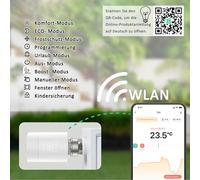 Termostato Radiatore Smart WiFi Controllo App Risparmio Energetico e Funzionamen