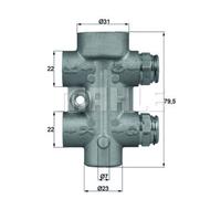 Termostato, raffreddamento olio MAHLE TO 8 80