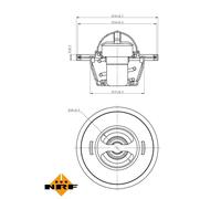 Termostato Refrigerante 82°C Adatto Per Audi A4 Avant Q5 Seat Exeo ST