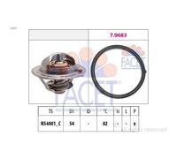 Termostato Refrigerante Facet 7.8727 Made In Italy - Oe Equivalent per Renault