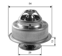 GATES TH14488G1 Termostato motore per VOLVO 240 Kombi (P245) 940 Kombi (945)