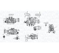 Magneti Marelli Termostato motore 352317005080 92°C per Peugeot Opel Citroën Vauxhall