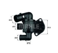 Behr Thermot-Tronik TI 33 87 - Termostato, Refrigerante