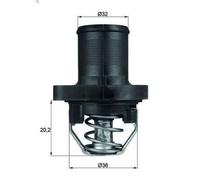 Termostato, refrigerante MAHLE TI 47 89 per LANCIA ZETA (22_) 2 2000-2002