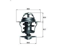 Termostato, refrigerante MAHLE TX 12 88D per FORD P 100 II 1.8 1987-1992