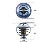 Termostato, refrigerante MAHLE TX 123 95D