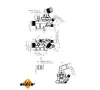 Termostato, refrigerante NRF 725019