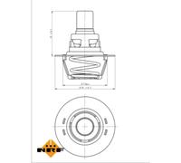 Termostato, refrigerante NRF 725141