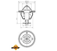 Termostato, liquido di raffreddamento EASY FIT NRF 725174