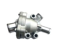 Termostato Refrigerante Per Volvo Per XC60 S40 Per S60 Per S80 C30 Termostato Liquido Raffreddamento Radiatore Manuale Tubo Flessibile Superiore Inferiore Alloggiamento Termostato(Aluminum)