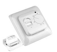 Termostato regolabile manualmente, termostato per ambiente meccanico,Regolatore di riscaldamento a pavimento regolabile manualmente | Termostato di riscaldamento a pulsante meccanico per edifici