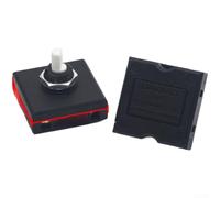 Termostato rotativo nero per 6a 10A per riscaldatore Hot Pot Nero Rotary(E)