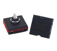 Termostato rotativo nero per 6a 10A per riscaldatore Hot Pot Nero Rotary(G)